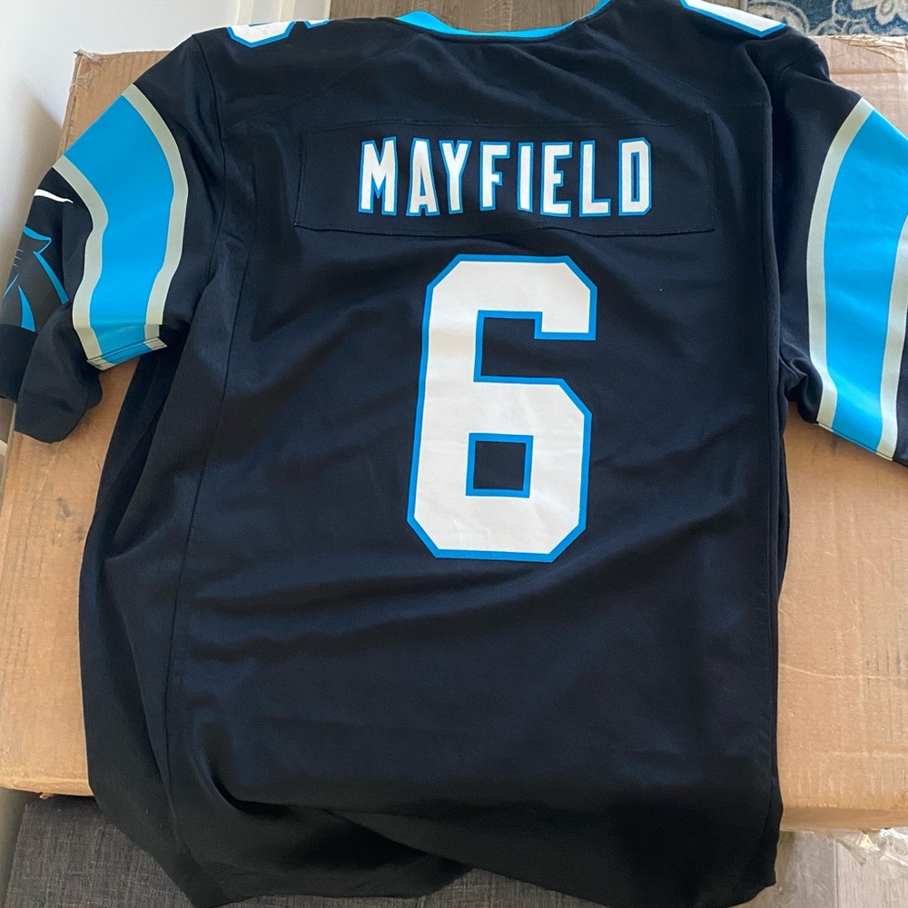 Nike Mayfield Carolina Panthers Jersey Large